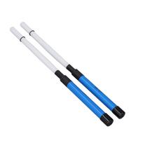 1 Pair Jazz Drum Brushes ABS Nylon Wire Portable Drumstick Brush Percussion Instrument Accessories mėlyna