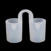 Relieve Anti Snoring Device Guard Easy Sleeping Breath Aid Clip Nasal Dilator Device XS white