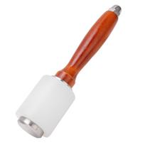 Professional Leather Carving Hammer Ergonomic Design Wood Handle DIY Leathercraft Leather Nylon