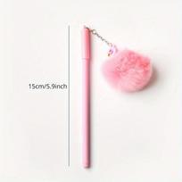 1 vnt Pink Flamingo gelio rašiklis Gražūs pliušiniai gulbių rašikliai, skirti mokykloms rašančioms mergaitėms Dovanos Kawaii Neutral Pens Mokyklinės reikmenys Kanceliarinės prekės pink