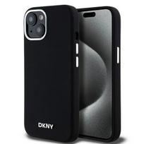 Dkny Dkhmp15Msmchlk Iphone 15 Plus / 14Plus 6.7 Czarny/Black Hardcase Liquid Silicone Small Metal Logo Magsafe