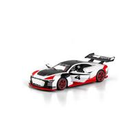 1:32 mastelio lydinio E-tron Concept lenktyninio automobilio modelis žaislas, lietas, atitraukiamas, su garsu ir šviesa, sportinio transporto priemonės žaislai dovanoms balta