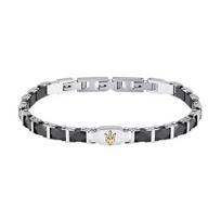 Maserati Steel And Ceramic Bracelet JM424ATZ44 For Men