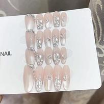 Pure Hand-made Phototherapy Wear Armor When You Wake Up From Dreams and Reusable Nail Art Patches extra small xs