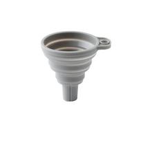 Creative Silicone Folding Funnel Retractable Household Liquid Sub-mini Funnel White Grey Funnel Household Kitchen Multifu Gadget 1pc Gray