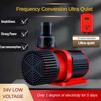 DC 24V Akvariumo panardinamas siurblys Buitinis tylus cirkuliacinis siurblys 20 greičių kintamo dažnio akvariumo filtro siurblys XDC-10W