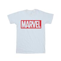 Marvel Comics Womens/Ladies Classic Logo Cotton Boyfriend T-Shirt S balta