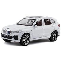 1/32 Scale BMW X5 SUV Alloy Car Diecast Model Sound & Light Pull Back Toy Computer Desktop Ornaments Miniature Collectible Model Toy mėlyna