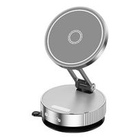 Sulankstomas magnetinis vakuuminis siurbimo mobiliojo telefono laikiklis 360° besisukantis vakuuminis siurbimo puodelis telefono laikiklis išmaniesiems telefonams 4,7 colio+