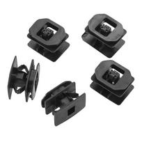 New 10PCS Black Panel Moulding Clips Retainer W716350-S300 6G1Z-5410182-A For Ford