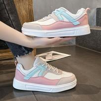 Little white shoes women's flat-bottomed versatile one-pedal lazy board shoes casual outdoor sports 35