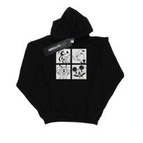 Disney Womens/Ladies Mickey, Donald, Goofy And Pluto Boxed Hoodie L juoda