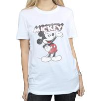 Disney Womens/Ladies Presents Mickey Mouse Cotton Boyfriend T-Shirt S