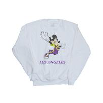 Disney Womens/Ladies Mickey Mouse Los Angeles Sweatshirt XXL balta