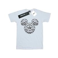 Disney Mens Mickey Mouse Head Of Eyes T-Shirt S balta