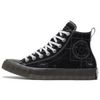 Converse Comfortable Versatile High Top Espadrilles Unisex Black 37.5