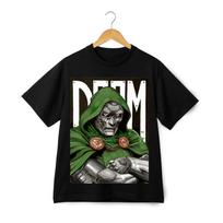 Doctor Doom T-Shirt - Fantastic Four Villain Arms Crossed Graphic Tee Unisex L