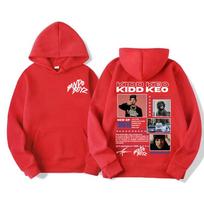 Rapper Kidd Keo Bando Boyz Tour Merch Hoodie Men Women's Hip Hop Pop Music Street Sweatshirt Casual Fleece Long Sleeve Pullovers S