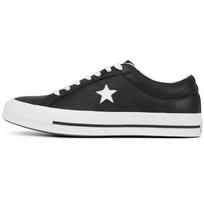 Converse Leather One Star Low Top 'Black White' 163385C 35