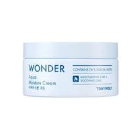 TONYMOLY Wonder Aqua Hydrating Cream Deep Moisture Water Cream 300ml white