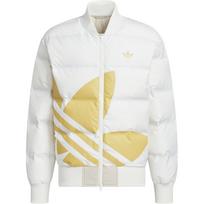 adidas Originals dvipusė pūkinė bomber striukė Balta Auksinė Moteriška JL8410 L white