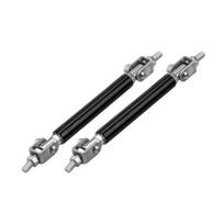 Front/Rear Bumper Lip Splitter Support Struts Rod With Adjustable Length Auto Bumper Fasteners Lever Decoration 75mm juoda
