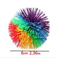 Jugging 6/8/10Cm Ball Vibrant Multi-Colored Rubber Wire Ball Toy For Kids Anti-Stress Stretchy Ball Children'S Novelty Toys Funny Rubber Toy