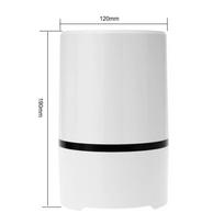 Mini USB Aroma Diffuser Anion Air Purifier Air Freshener with Filter Air Cleaner white