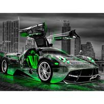 Viso apvalaus gręžimo deimantinis siuvinėjimo automobilis mieste 5D „pasidaryk pats“ deimantinis dažymas kryželiu krištoliniu akmeniu 20X30CM gray