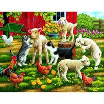 5D deimantinė tapyba peizažinė gyvūnų deimantinė siuvinėjimas kryželiu pilnas kalnų krištolas 20X30CM red