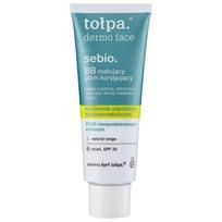 Dieninis veido kremas Tołpa Dermo Face Sebio BB Mattifying, 40.0 ml, SPF 30