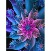 5D Deimantinė tapyba Abstrakti Deimantinė mozaika Animacinis deimantinis siuvinėjimas Fantazija 20X30CM purple