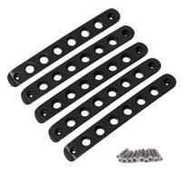 3/5Pcs Aluminum Car Door Grab Handle Trim Strip Cover Bar for Jeep Wrangler 5pcs juoda