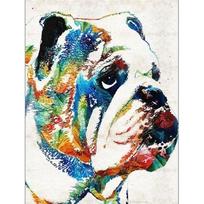 DIY 5D Diamond Painting Dog Mosaic Cross Stitch Diamond Embroidery Rottweiler Animal Wall Sticker 20X30CM black