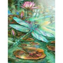 Pilnas 5D „pasidaryk pats“ deimantinis paveikslas „Laumžirgis Lotus“ deimantinis siuvinėjimas Visiškai klojamas kryželiu namų dekoras, rankų darbo dovana 20x30cm