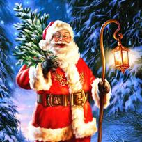 DIY Santa Claus 5D Diamond Painting Full Round Drill Christmas Gift Diamond Embroidery Cross Stitch Mosaic Kits Art Home Decor Full Round 20x20CM white