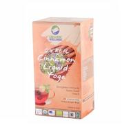 Cinamono arbatos skystoji joga (25 pak., 1,30 g), Cinamono skysta jogos arbata, ekologiška sveikata