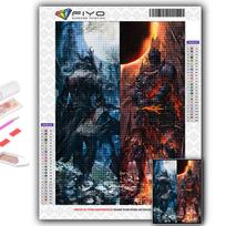 5D „pasidaryk pats“ žaidimas „Dark Souls“ Siuvinėjimas kryželiu Kalnų krištolas deimantinis piešinys, siuvinėjimas, mozaika, namų dekoras Full Round 20X30CM gray