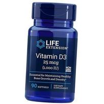 Vitaminas D3, Vitaminas D3 1000, Life Extension 90gelcaps (36346063) 90softgels