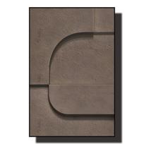 Šiaurės šalių stiliaus marmuro tekstūros dekoro tapyba Modernaus minimalistinio meno plakatas Abstrakčios kraštovaizdžio freskos namų sienų dekoravimui 21cm×30cm NoFrame black
