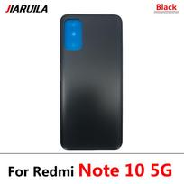 Naujas baterijos galinių durelių pakaitinis korpusas STICKER Klijai, skirti Redmi Note 10S 10 4G 5G Note 10 Note 10 5G Black gray