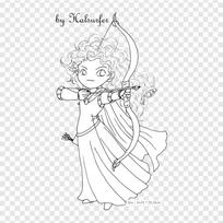 Happy Holiday Merida Coloring Book Iron on Heat Transfer Printing Vinyl Patches Sticker for Clothes DIY Appliques Washable Patches gray