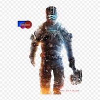 Dead Space 3 Dead Space 2 Iron on Heat Transfer Printing Vinyl Patches Sticker for Clothes DIY Appliques Washable Patches gray
