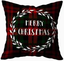 RZN Gamer Game Controller Joypad Joystick Cushion Cover Red Plaid Throw Pillow Covers 45x45cm for Home Sofas