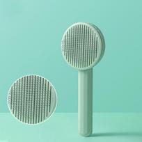 1pc Grooming Pet Hair Remover Brush Cat Dogs Hair Comb Removes Comb Short Massager Pet Goods mėlyna