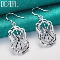 Charm Geometry Auskarai Sidabriniai Papuošalai 4.50*1.60cm
