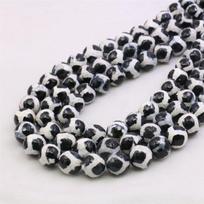 10mm White Black Round Agates Onyx Loose Beads Natural Stone Women Accessories DIY Hand Made Fashion Jewelry Design 15inches 10mm gray