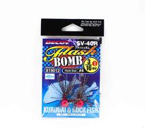 Masalas SV-40R Galvutė su kabliuku Flash Bomb Dydis 4 , 3/16 oz (9012) black