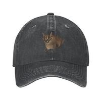 Punk Unisex Medvilninė Didžiojo Floppa Meminė Kepuraitė Su Snapeliu Suaugusiems Juokinga Karakalų Katė Reguliuojama Tėčio Kepuraitė Unisex Moterims Lauko Adult Baseball Cap brown