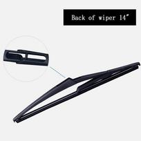 For Fiat Punto Classic 188 MK2 1999~2005 Front Rear Wiper Blades Set Window Windshield Windscreen Brushes Cleaning mėlyna